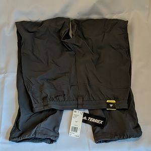 NWT Men's Gray Adidas Terrex Hiking Pants 32"
